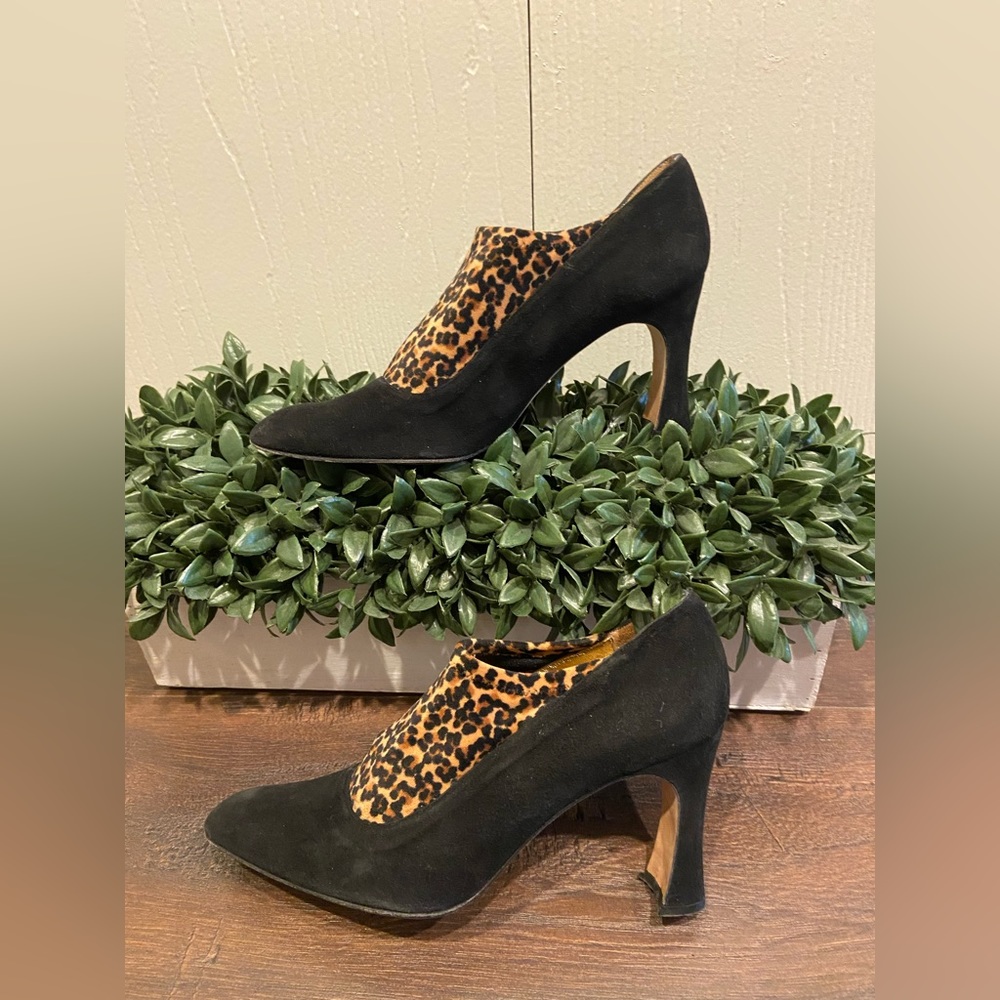 Timothy Hitsman Animal Print Slip In Heel Size 9